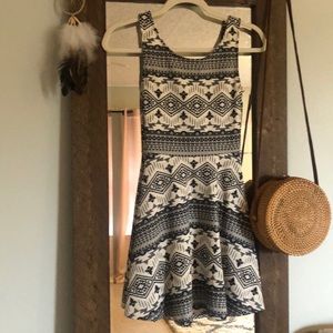 Tribal skater dress